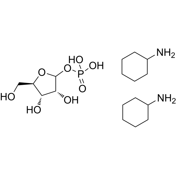 D-Ribofuranose1-dihydrogenphosphate dicyclohexanamine (Ribose 1-phosphate dicyclohexanamine) 58459-3